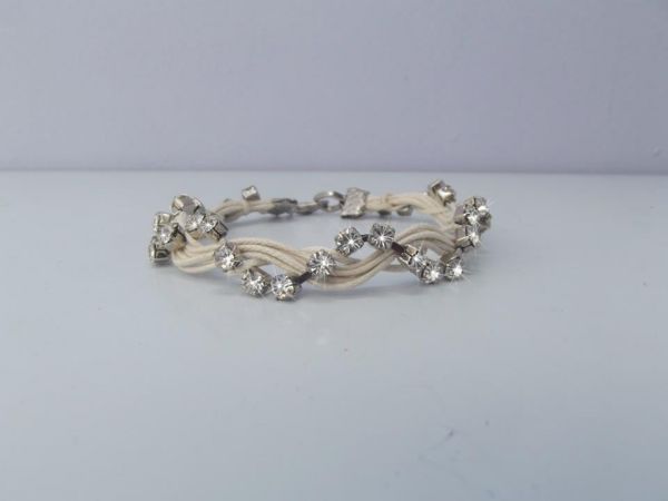 Cód:PS15- Pulseira Strass Crystal Swarovski, BRILHA MUITO!