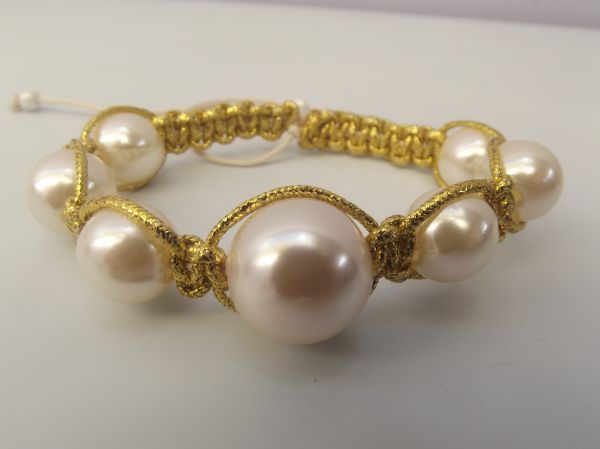 Cód:PS06- Shambala Dourada Perolas